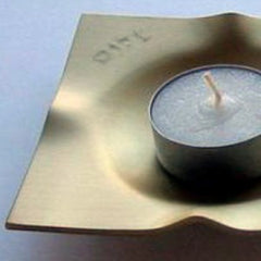 Laura Cowan's Traveling Shabbat Candleholders