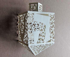 White Lace Paper Dreidel by Melanie Dankowicz by Melanie Dankowicz - ModernTribe - 1
