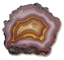 Brad Cross owns the other half of this agate