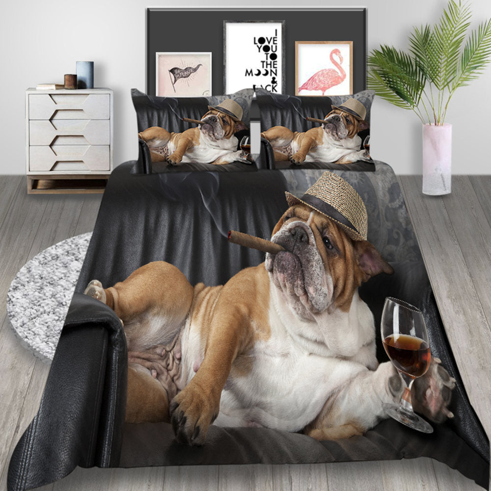 funny double bed covers