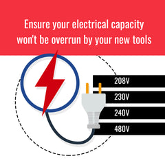 Ensure your electrical capacity won't be overrun 