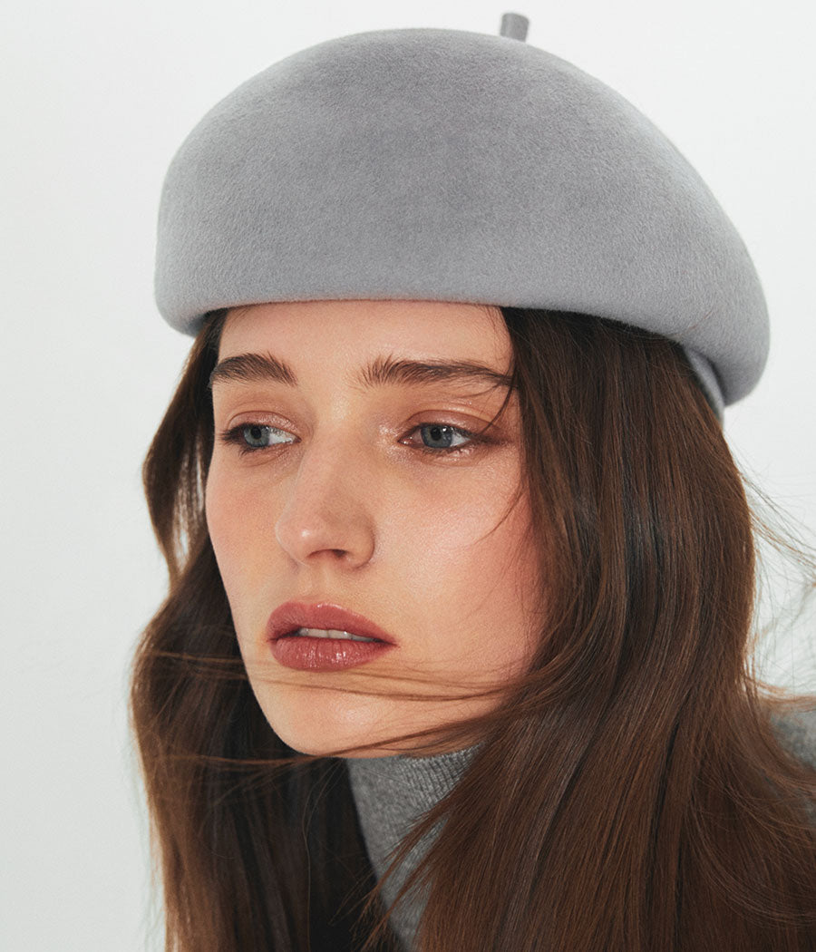 felt wool beret cos