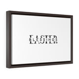 Easter Blessings Horizontal Framed Premium Gallery Wrap Canvas