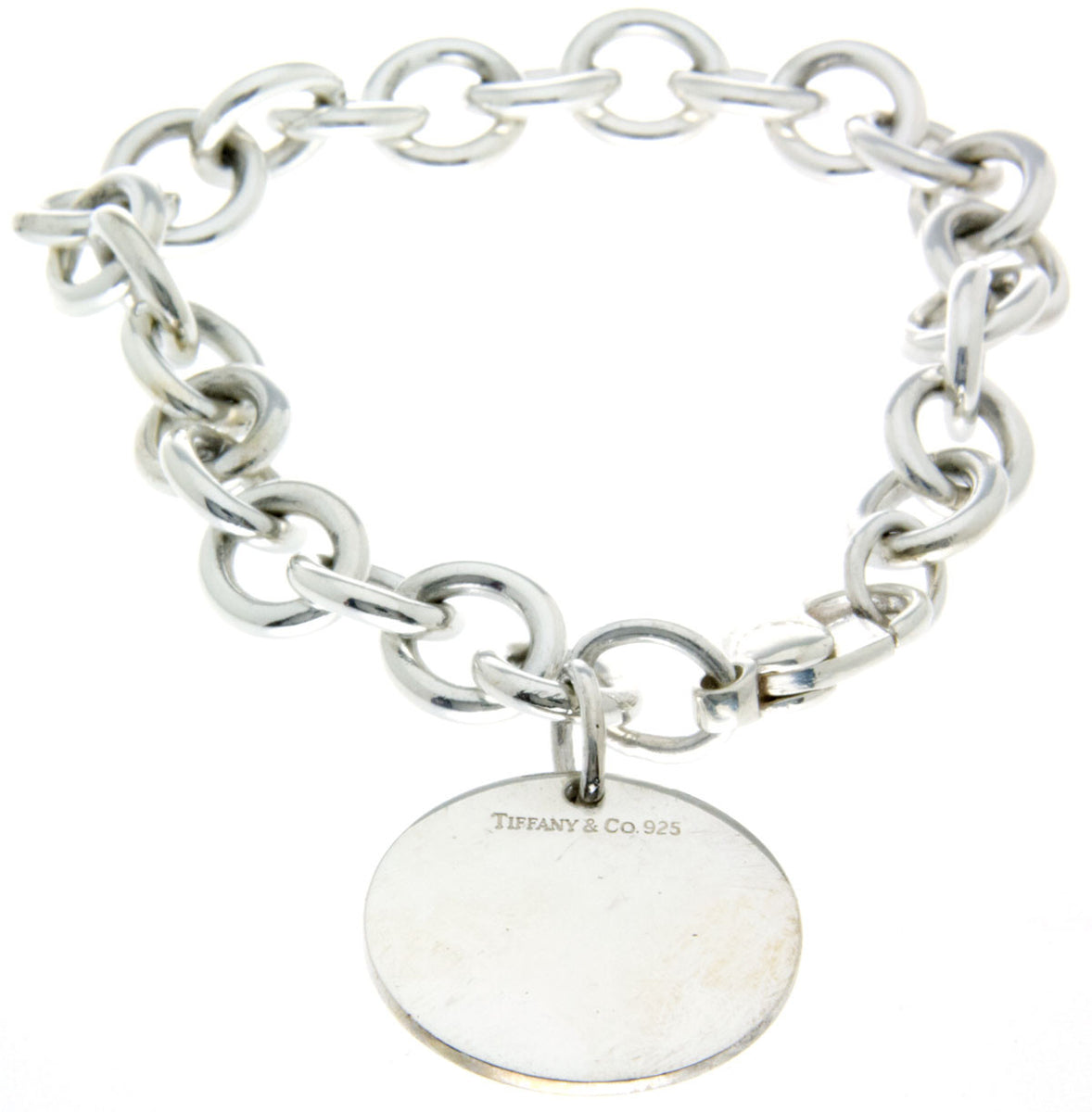 tiffany round tag bracelet