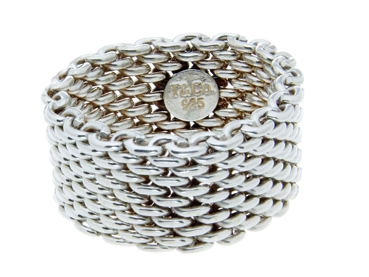tiffany and co somerset mesh ring
