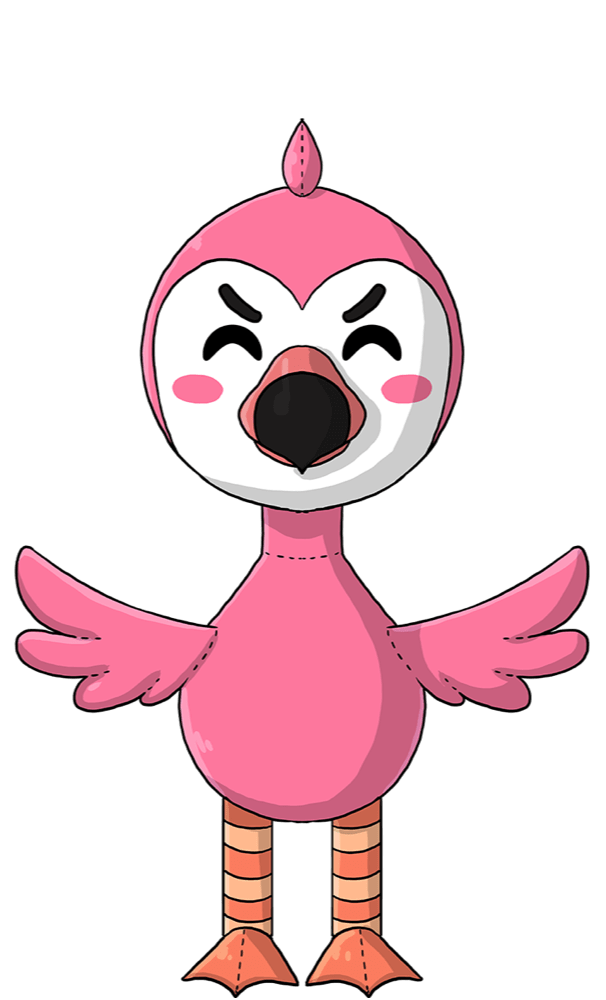 giant flamingo plush