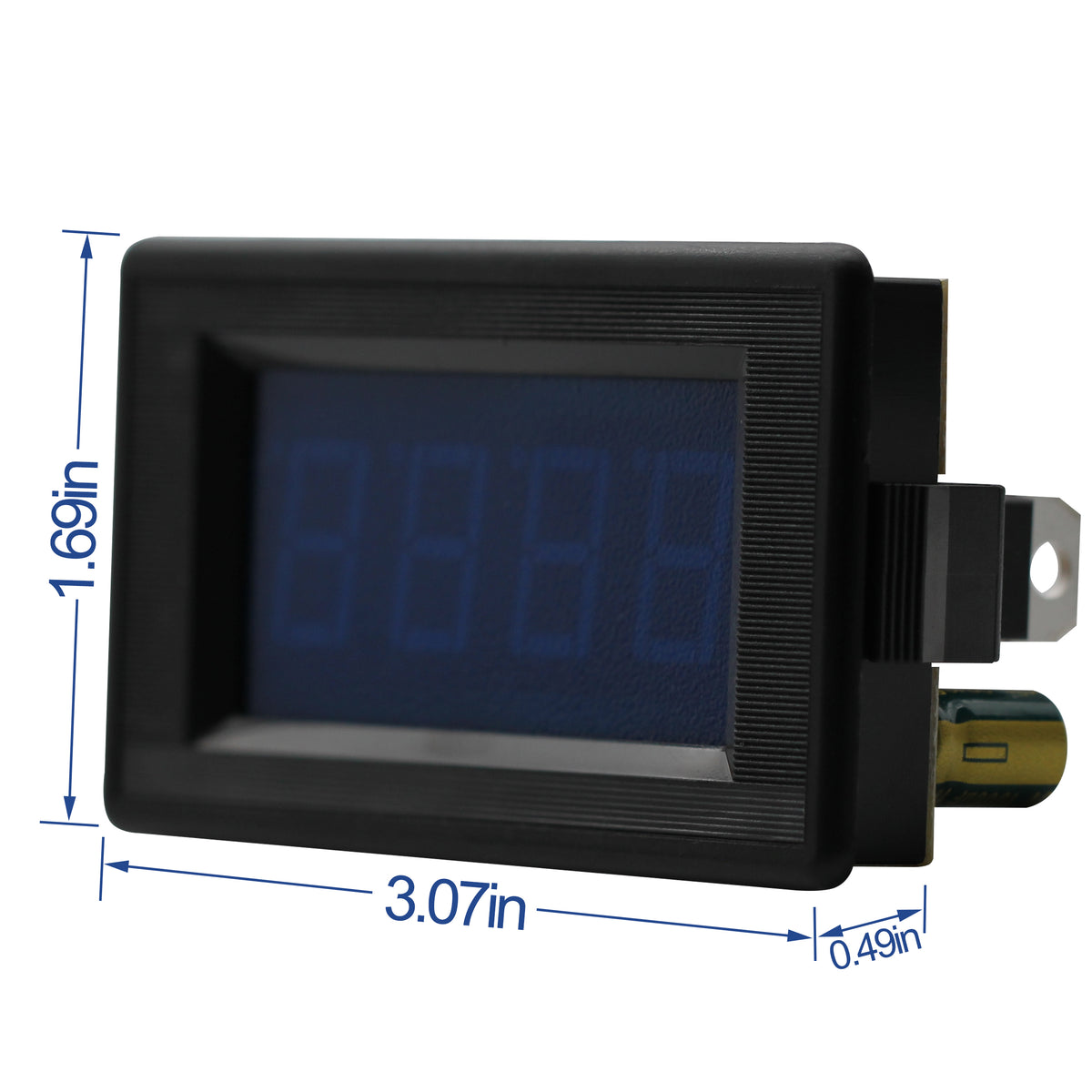 Digit Counter Blue DC 8-24V 4 Digit LED Digital Display 0-9999 Up//Down Plus//Minus Panel Counter Meter with Cable
