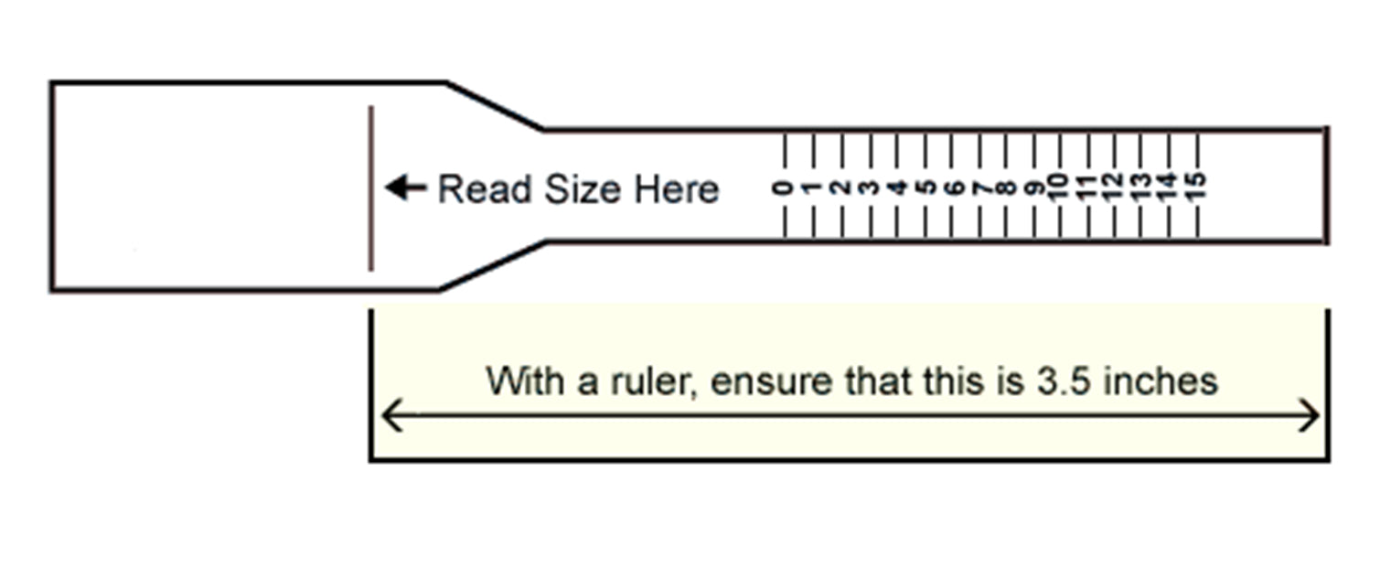 Pdf Printable Ring Sizer Strip Calendar Printable 8624 Hot Sex Picture