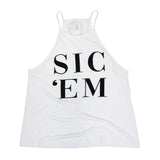 Sic 'Em Traditions High Neck Tank - theupsellpodcast.