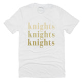 Knights On Repeat Tee