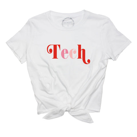 Tech Game On Front Knot Tee