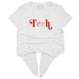 Tech Game On Front Knot Tee