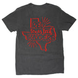 Pep Squad Short Sleeve T-shirt in Gray - Texas Tech University