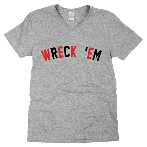 Wreck 'Em Glory Days V-Neck Tee