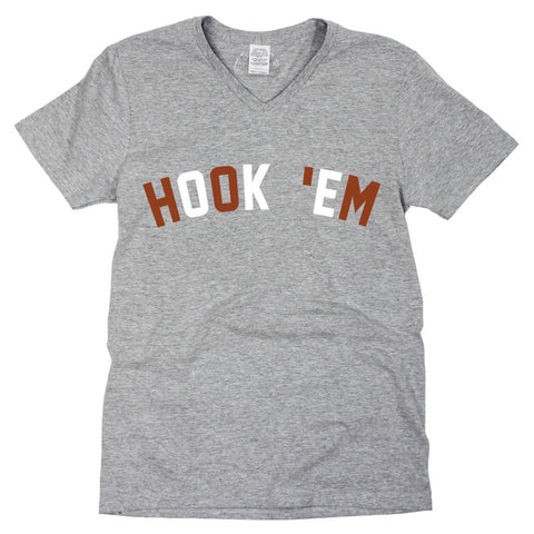 Hook 'Em Glory Days V-Neck Tee