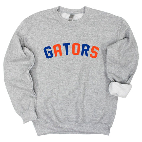 Glory Days Crewneck Fleece in Heather Gray - University of Florida