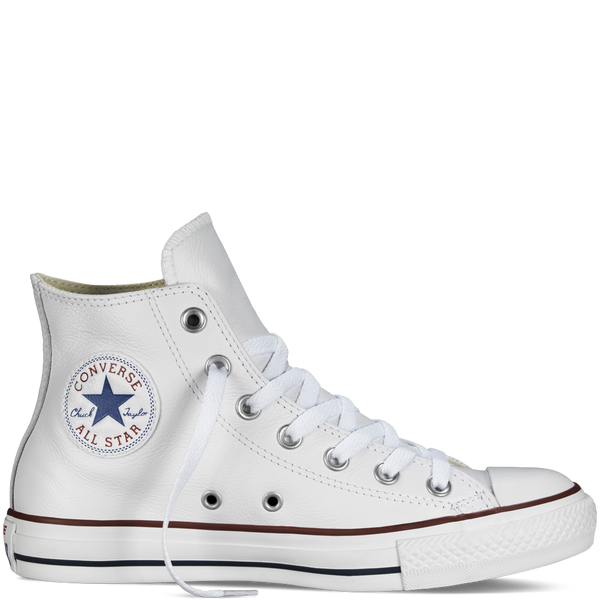 optical white leather converse