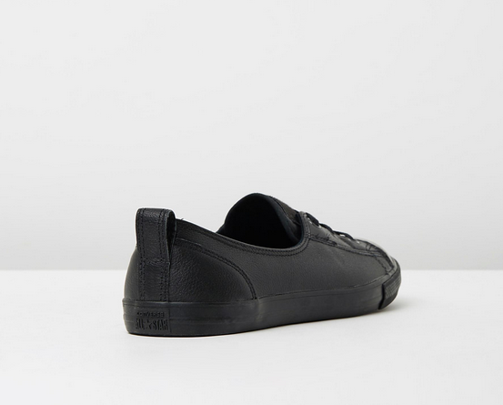 converse ballet flats leather