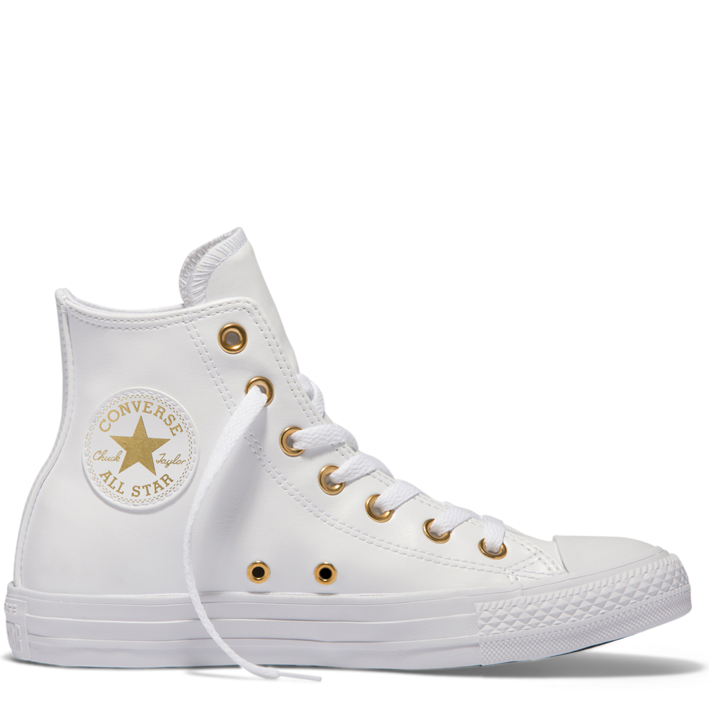 Converse CTAS HI White Gold boots 