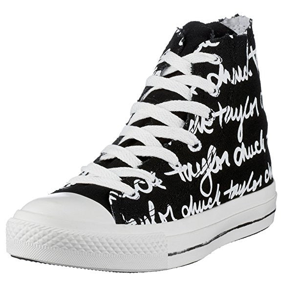 converse hi black white