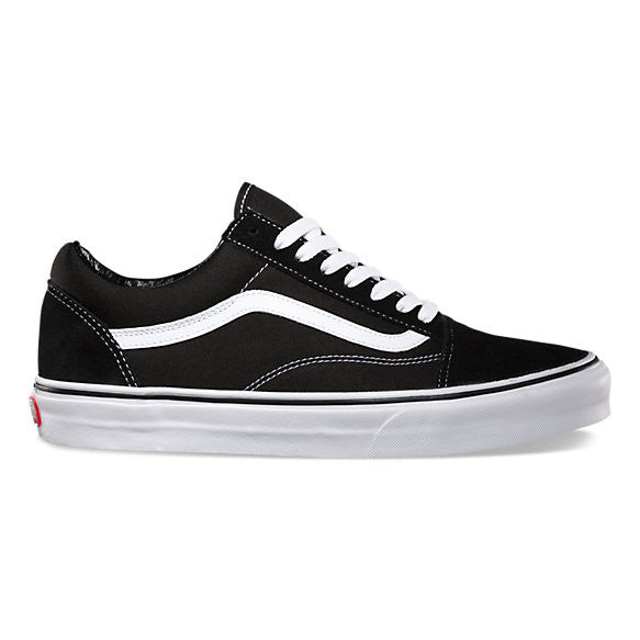 youth black and white vans