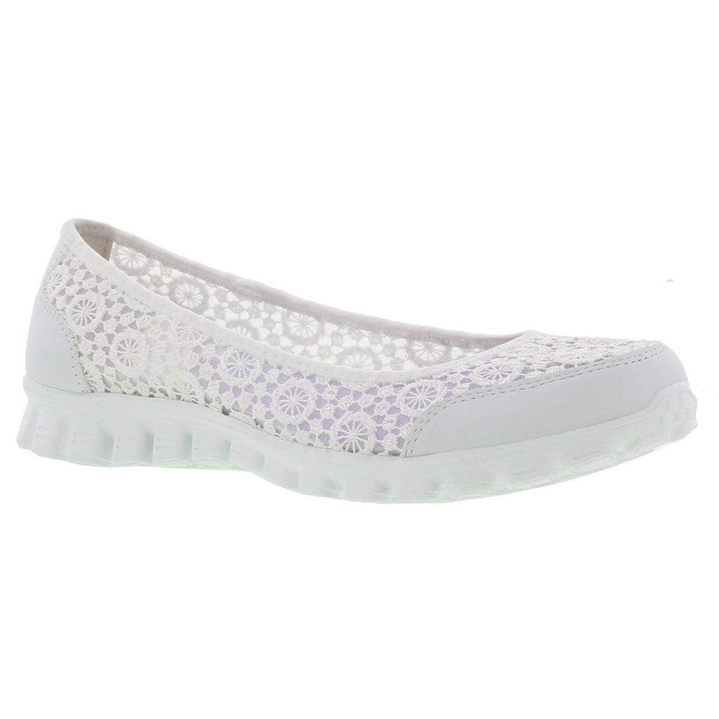 skechers ez flex white