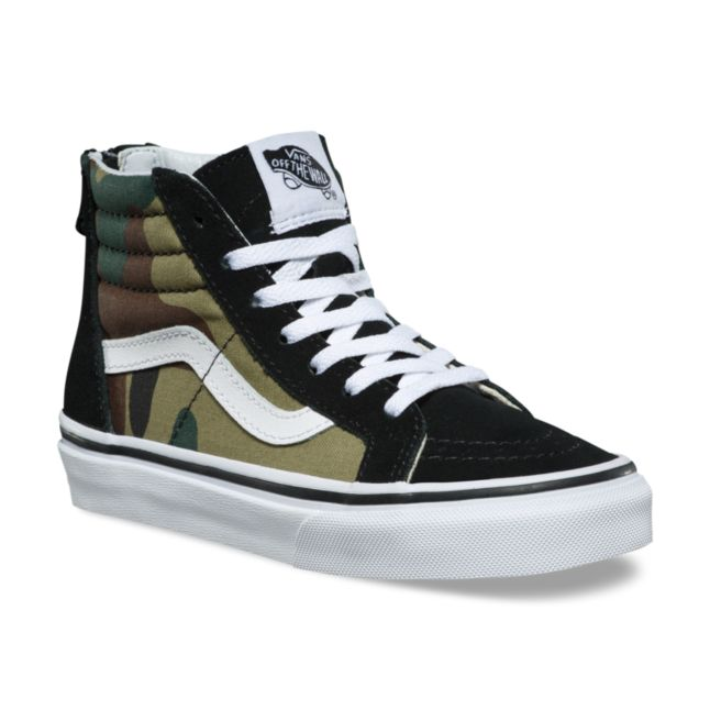 vans camo hi tops