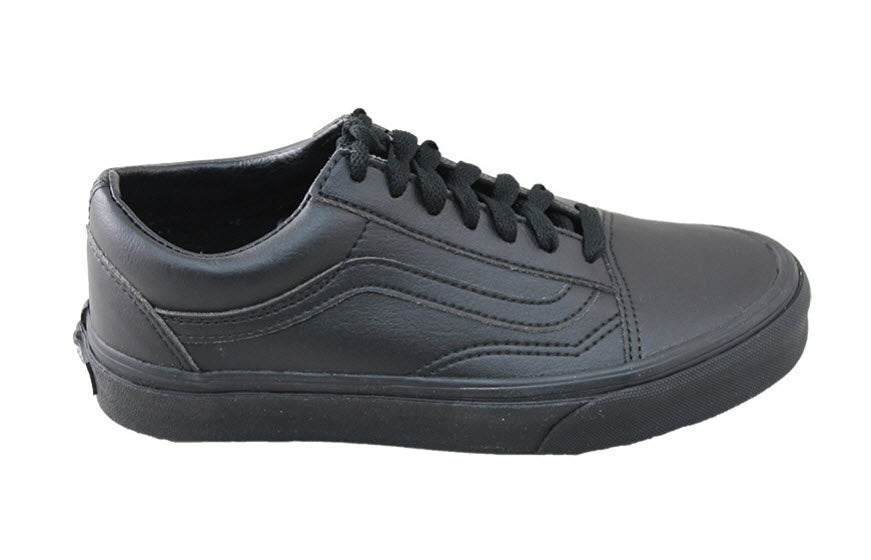 vans black leather shoes australia