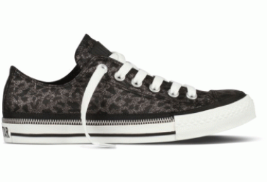 Converse Ox Zip Rand Black Leopard 