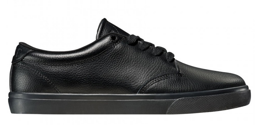 all black leather skate shoes