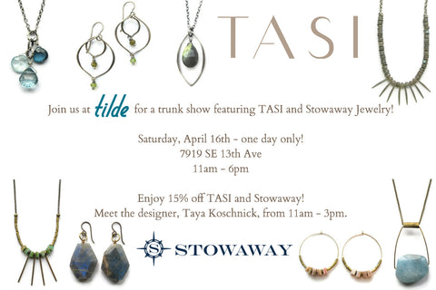 tilde trunk show