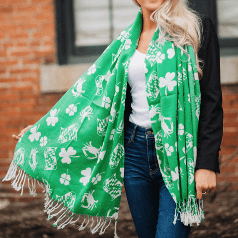 Irish Maryland Crab Flag Scarf