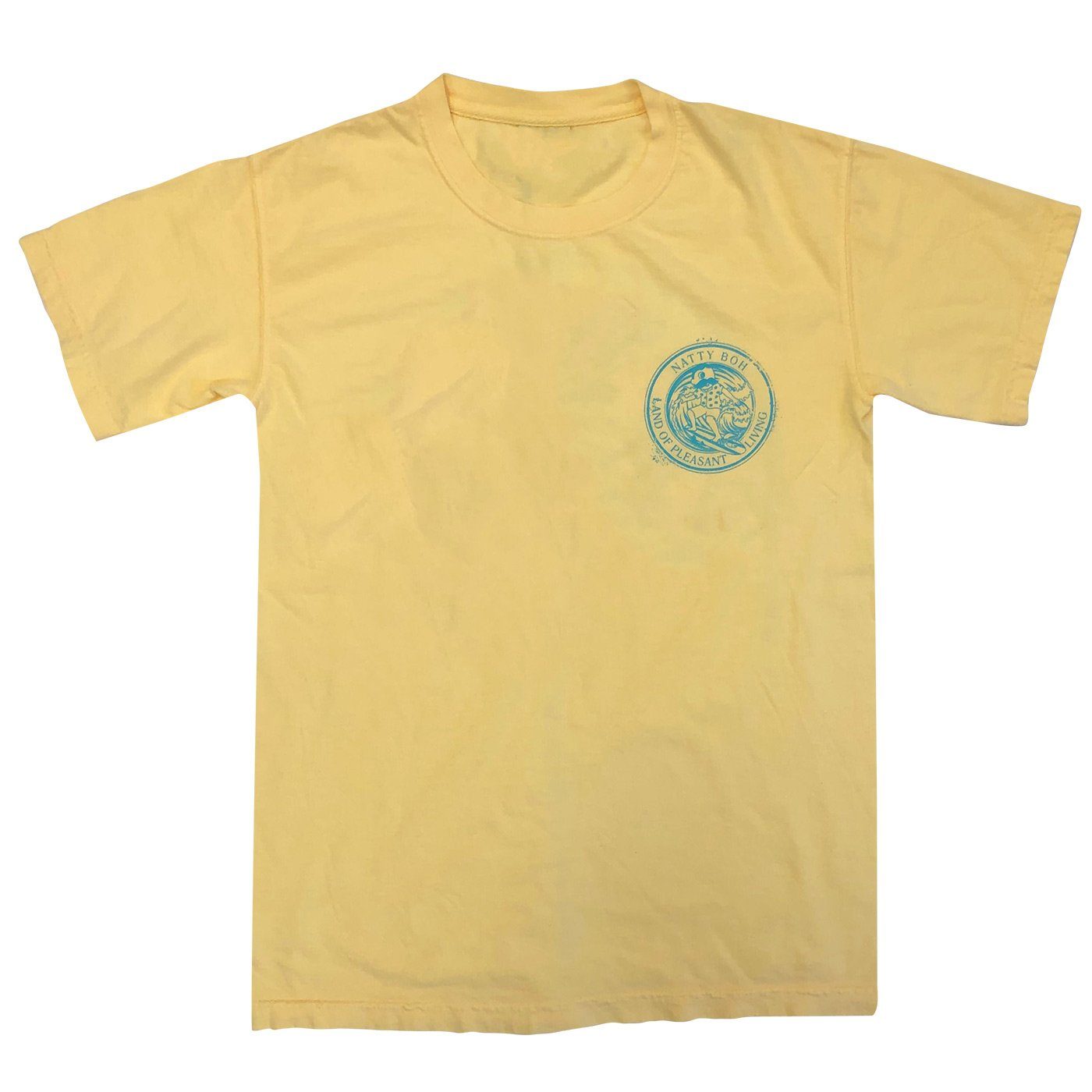 Natty Boh Surfer Dude Land of Pleasant Living (Butter) / Shirt - Route One Apparel
