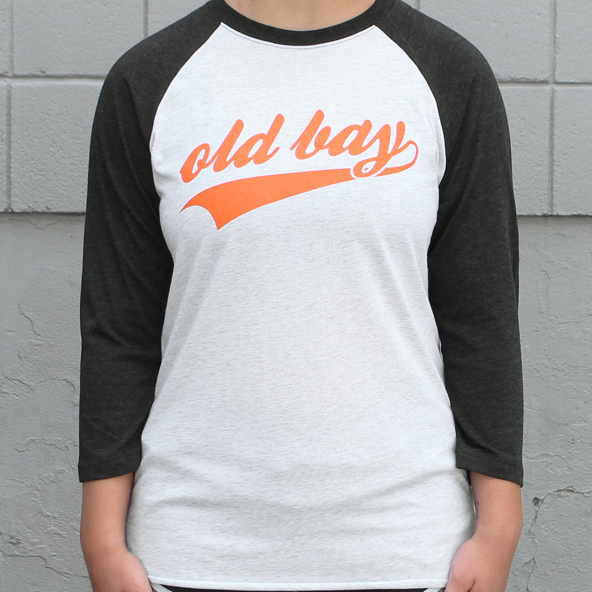 OLD BAY Script (Black White) / Vintage Jersey | Route One Apparel