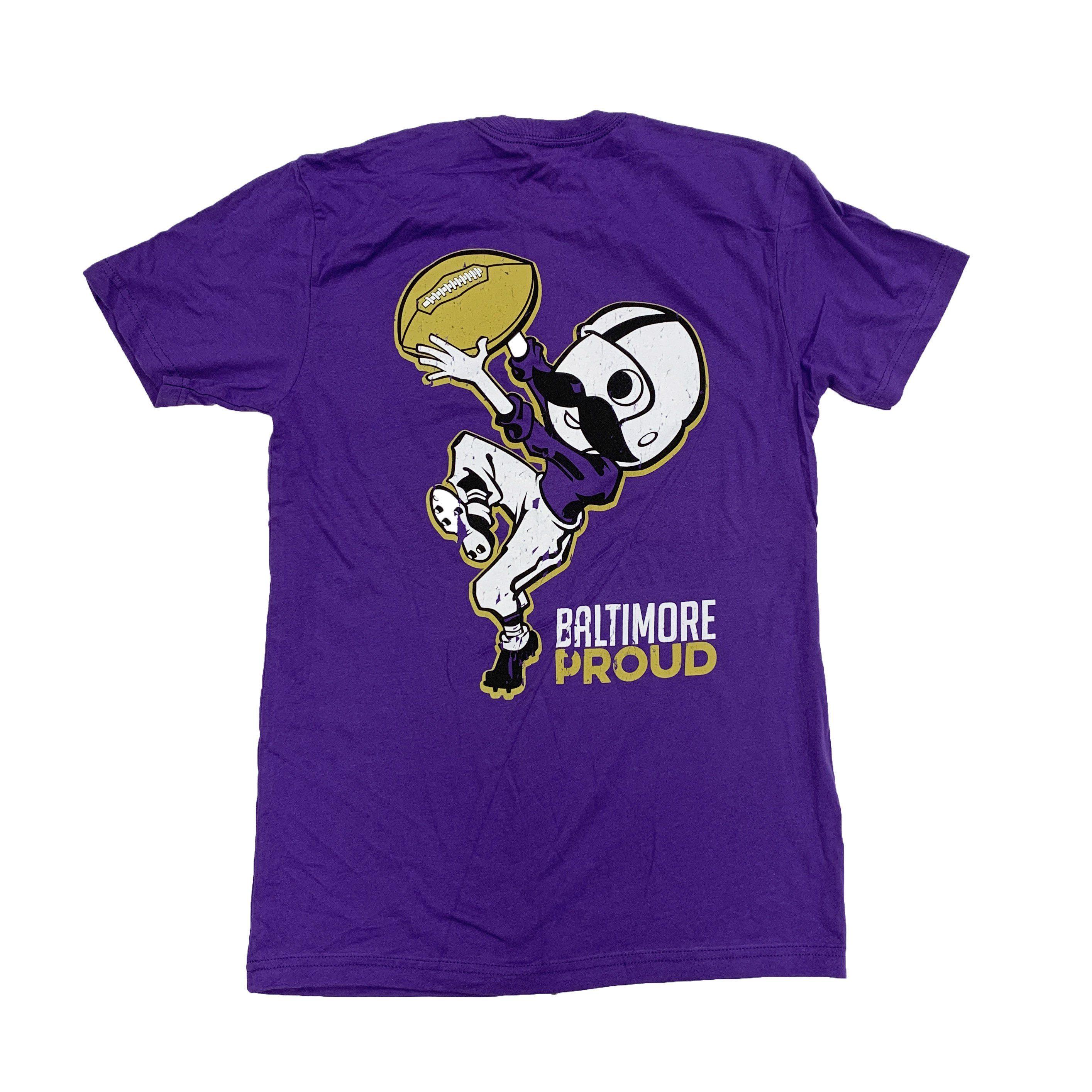 Baltimore Proud Boh Football (Purple) / Shirt - Small Purple