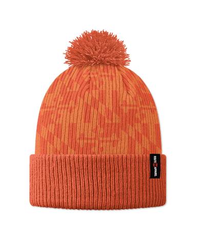 orange pom hat