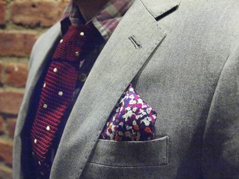 floral pocket square