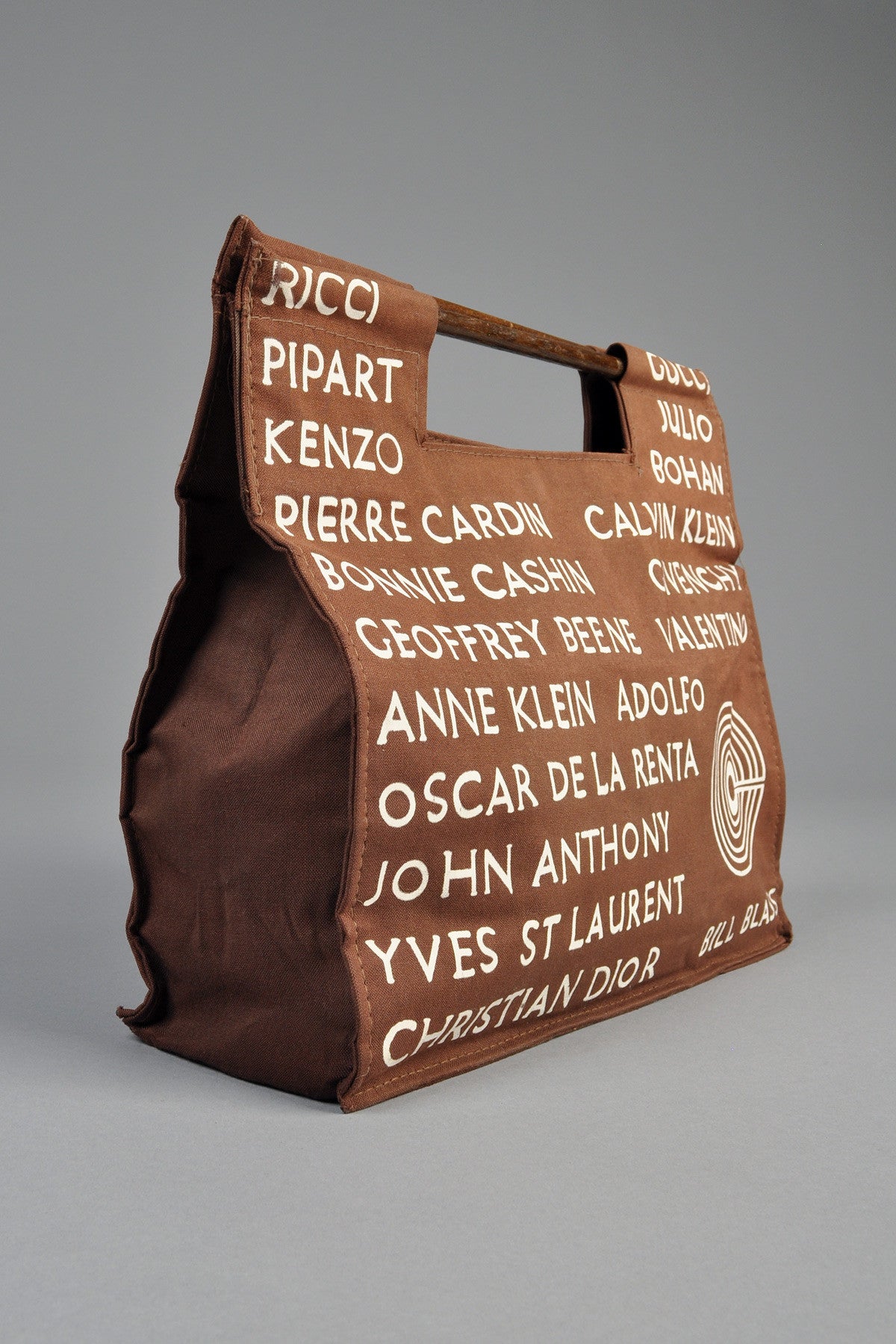 70s Fashion Designer Canvas Tote Bag | BUSTOWN MODERN