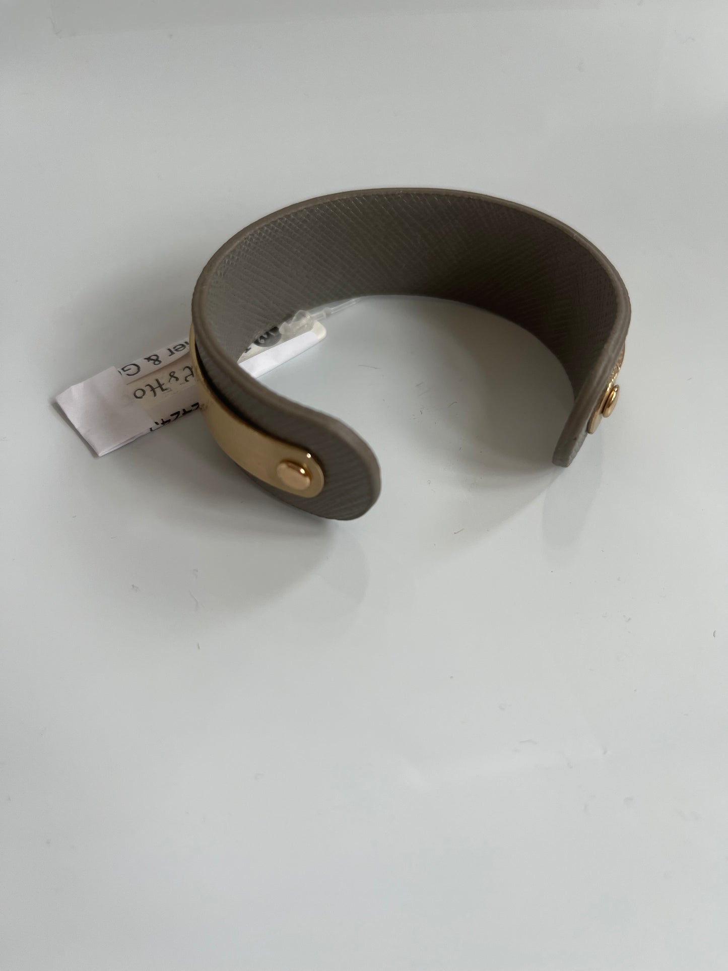 Leather & Gold Cuff