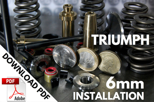 Triumph 6mm valve stem Instructions