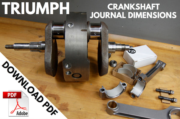 Triumph crankshaft journal sizes