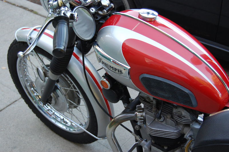 Triumph 1969 motorcycle tank