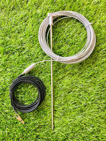 Grounding Stake Connect Directly With The Earth Outdoors