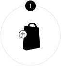 Add items to your shoping bag