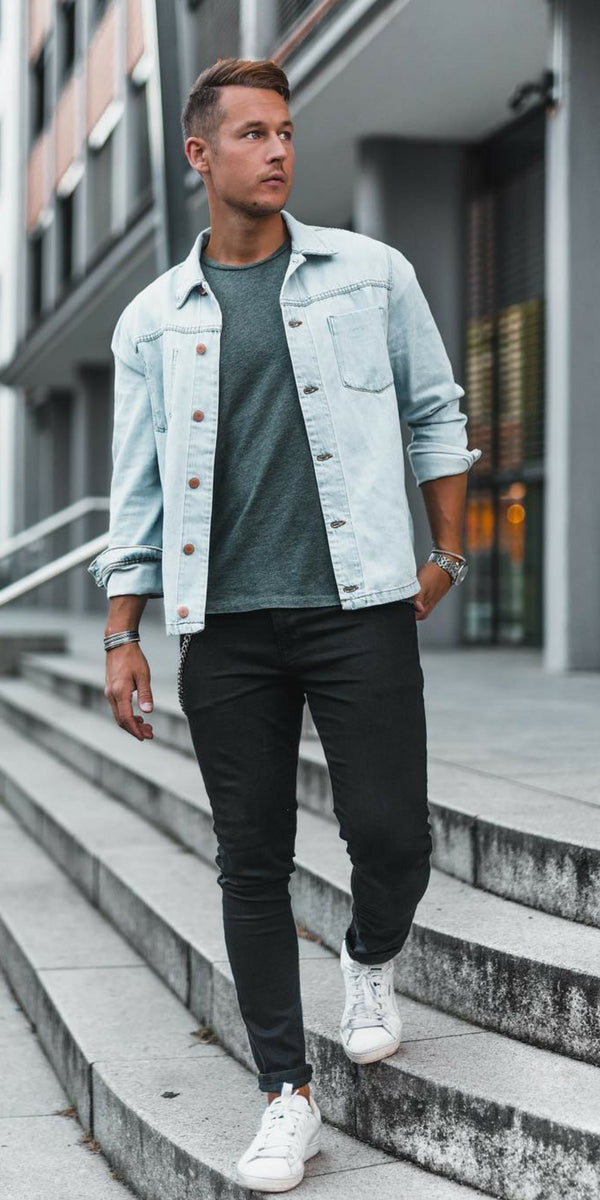 Love black jeans? Then you are going to love these 5 amazing black jeans outfits for men. #black #jeans #denim #outfit #ideas #mens #fashion #street #style