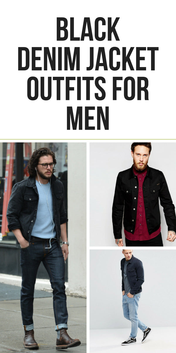 Love to wear black denim jacket? Then you are going to love these amazing black denim jacket outfits for men. #blackdenimjacket #denim #jacket #mensfashion #outfits #menswear #streetstyle #outfitideas