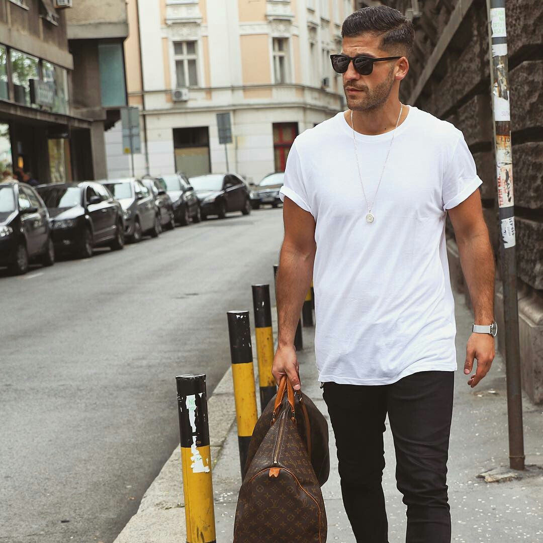 black and white outfit ideas for men