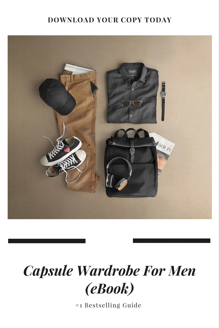 Capsule Wardrobe For Men (eBook) #capsulewardrobe #mensfashion #fashion