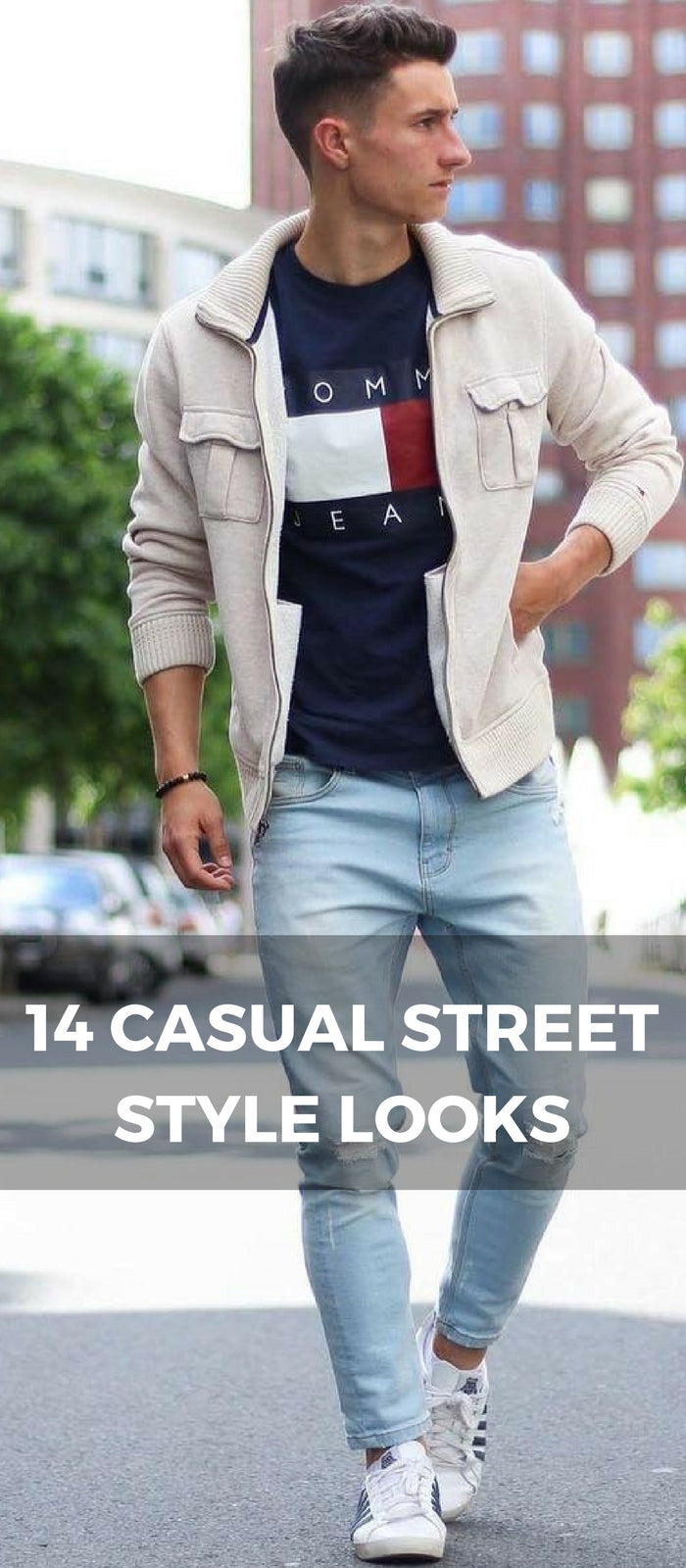 casual street style looks for men 
