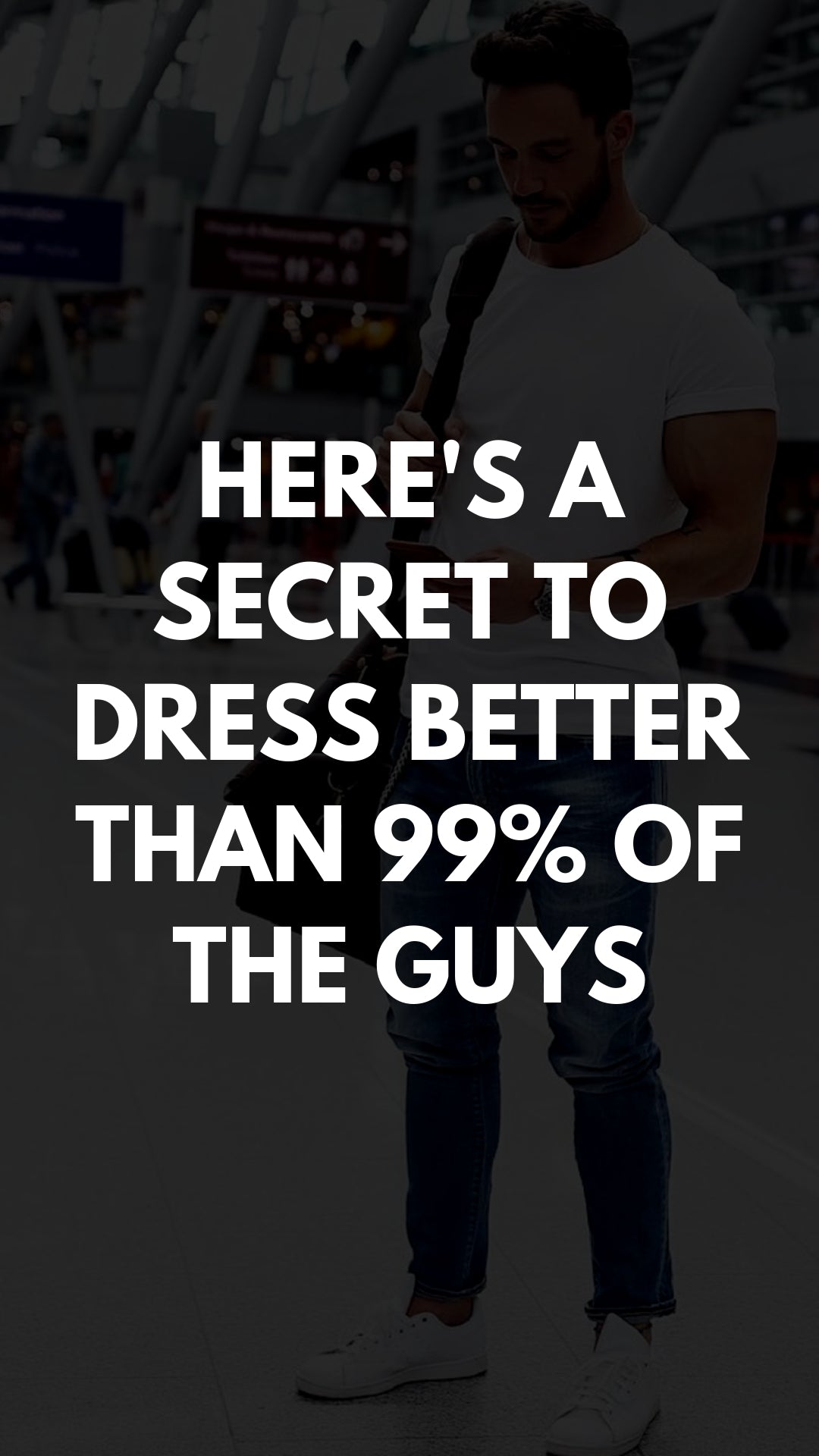 How To Dress Better Than 99% Of Guys? Here's a Secret  #mensfashion #streetstyle 